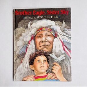 🎯3/$10 Hardcover Copy Picture Book Brother Eagle Sister Sky Chief Seattle